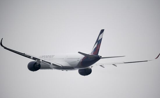 Russia Aeroflot New Airbus Plane