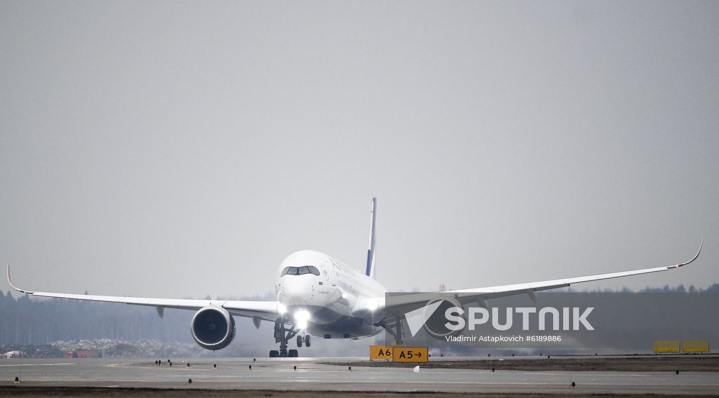 Russia Aeroflot New Airbus Plane