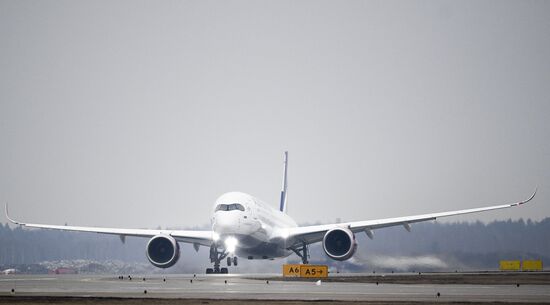 Russia Aeroflot New Airbus Plane