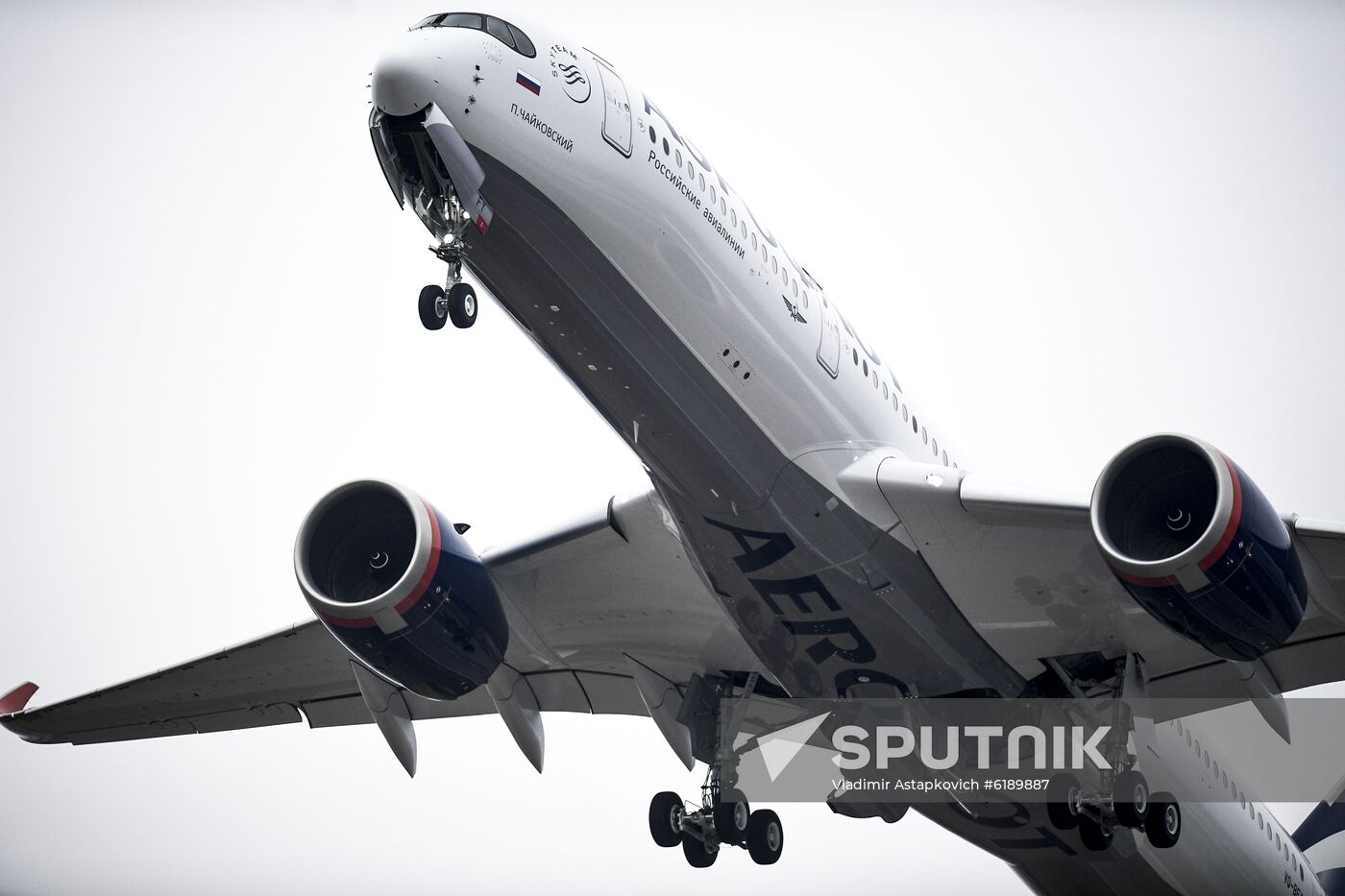 Russia Aeroflot New Airbus Plane