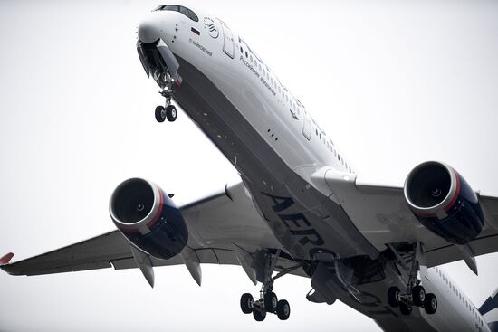 Russia Aeroflot New Airbus Plane