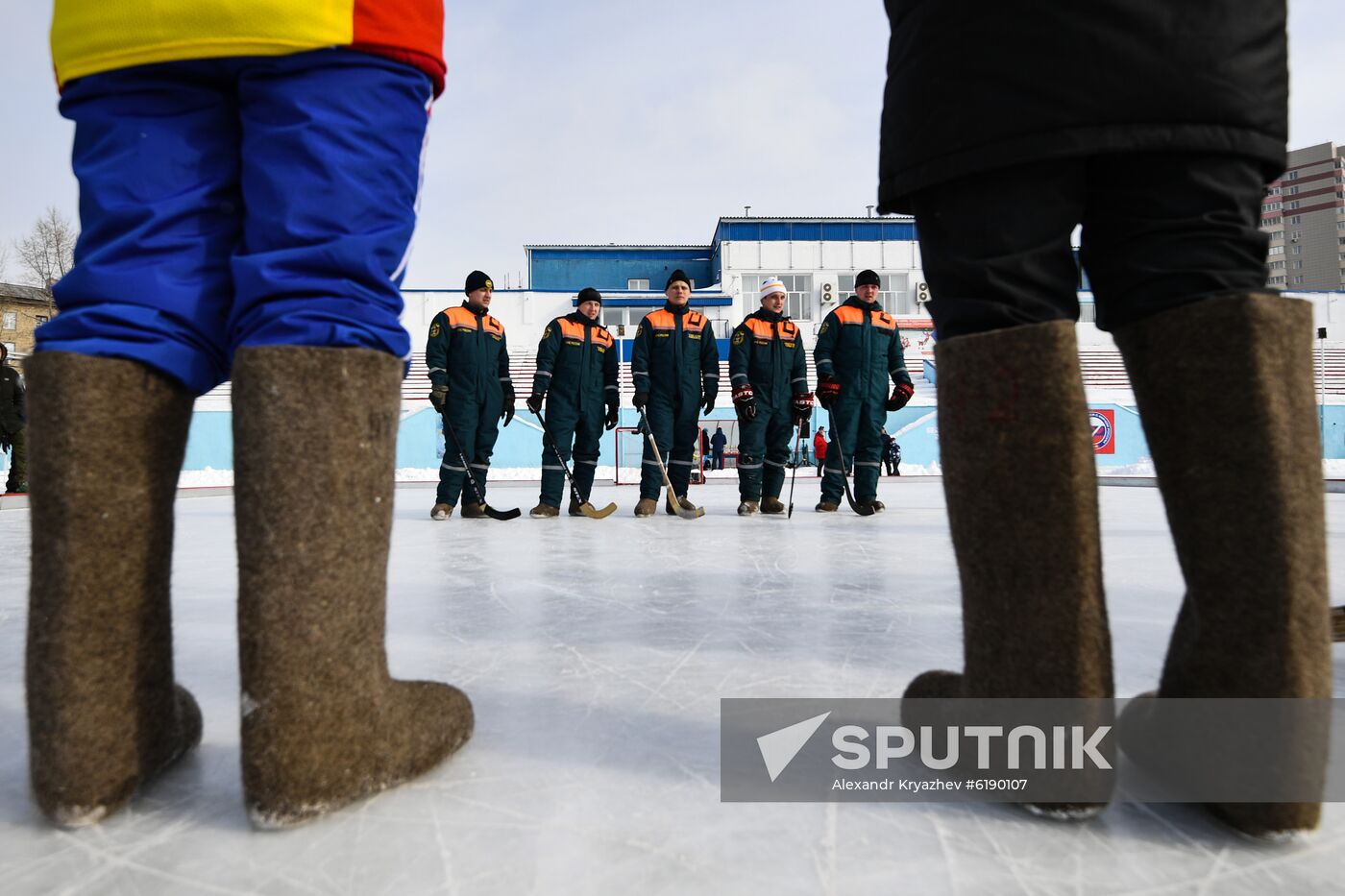 Russia Valenki Ice Hockey