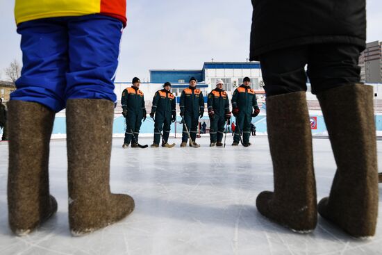 Russia Valenki Ice Hockey