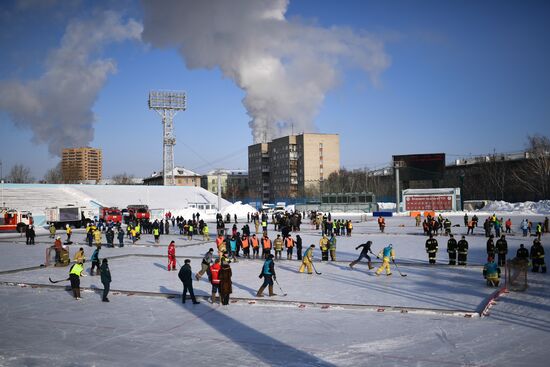 Russia Valenki Ice Hockey
