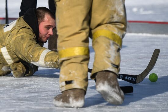 Russia Ice Hockey Valenki