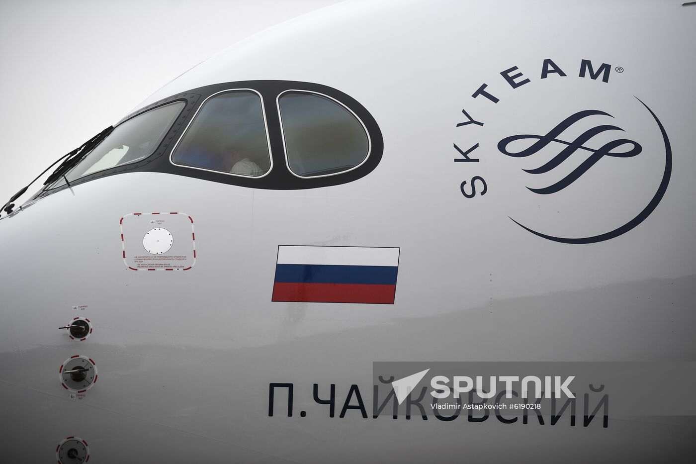 Russia Aeroflot New Airbus Plane