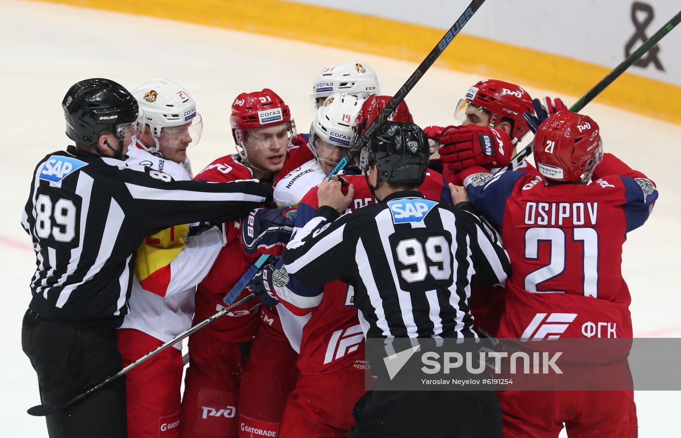 Russia Ice Hockey Lokomotiv - Jokerit