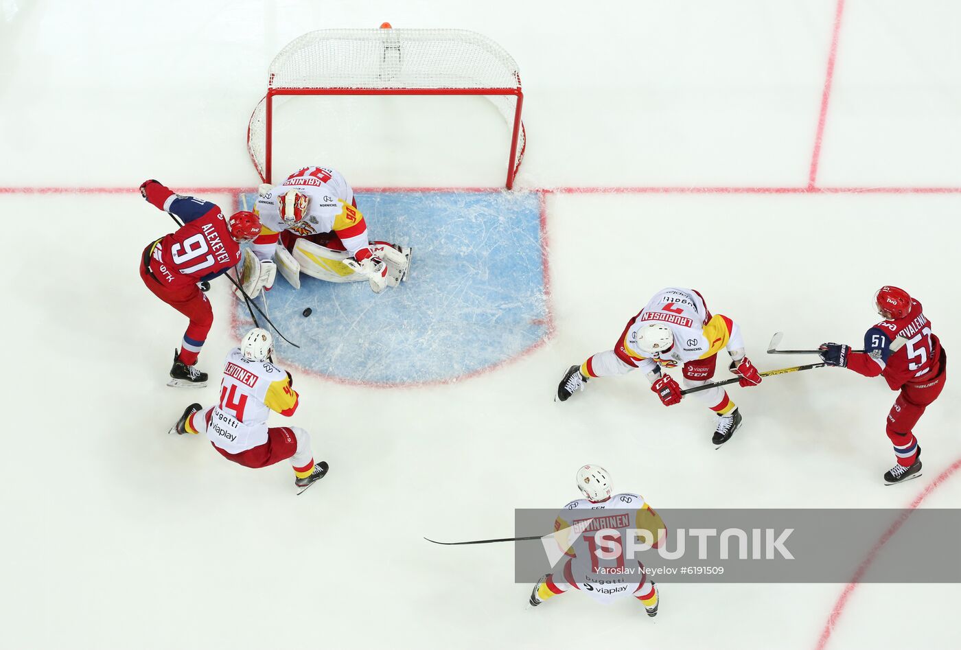 Russia Ice Hockey Lokomotiv - Jokerit