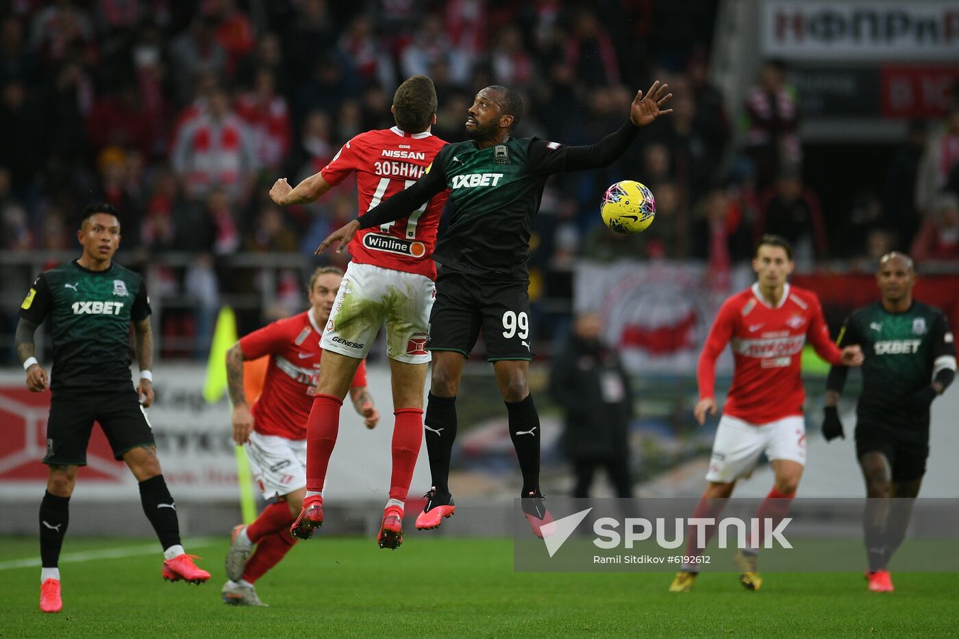 Russia Soccer Premier League Spartak - Krasnodar