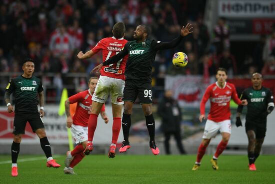 Russia Soccer Premier League Spartak - Krasnodar