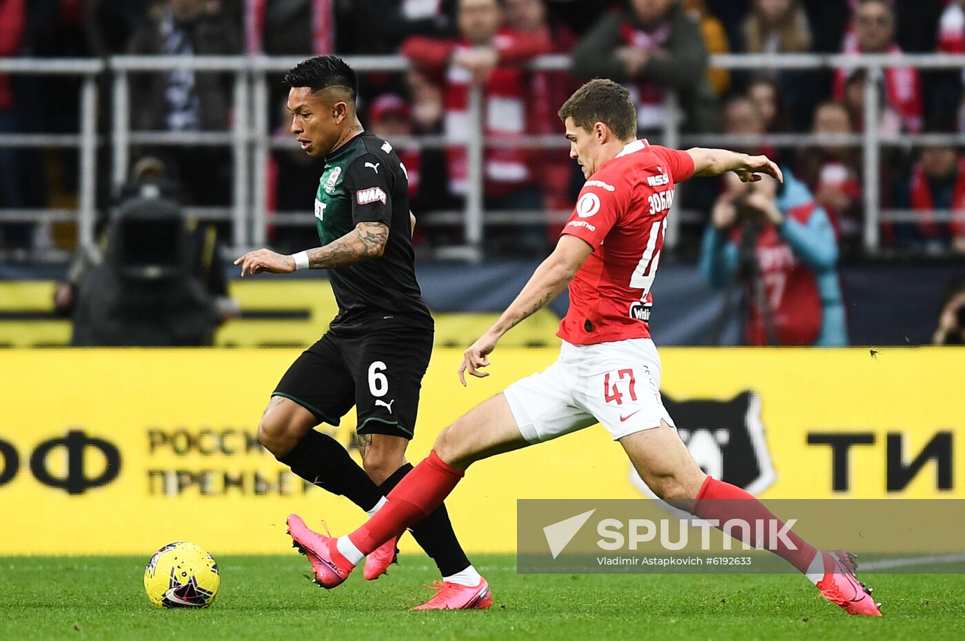 Russia Soccer Premier League Spartak - Krasnodar