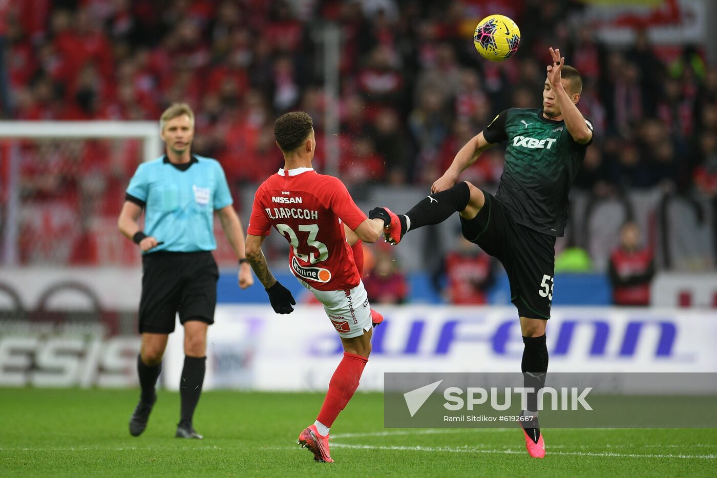 Russia Soccer Premier League Spartak - Krasnodar