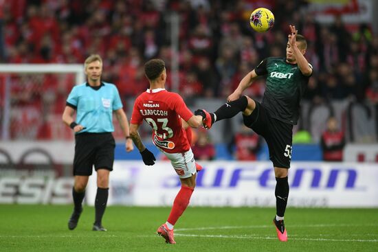 Russia Soccer Premier League Spartak - Krasnodar