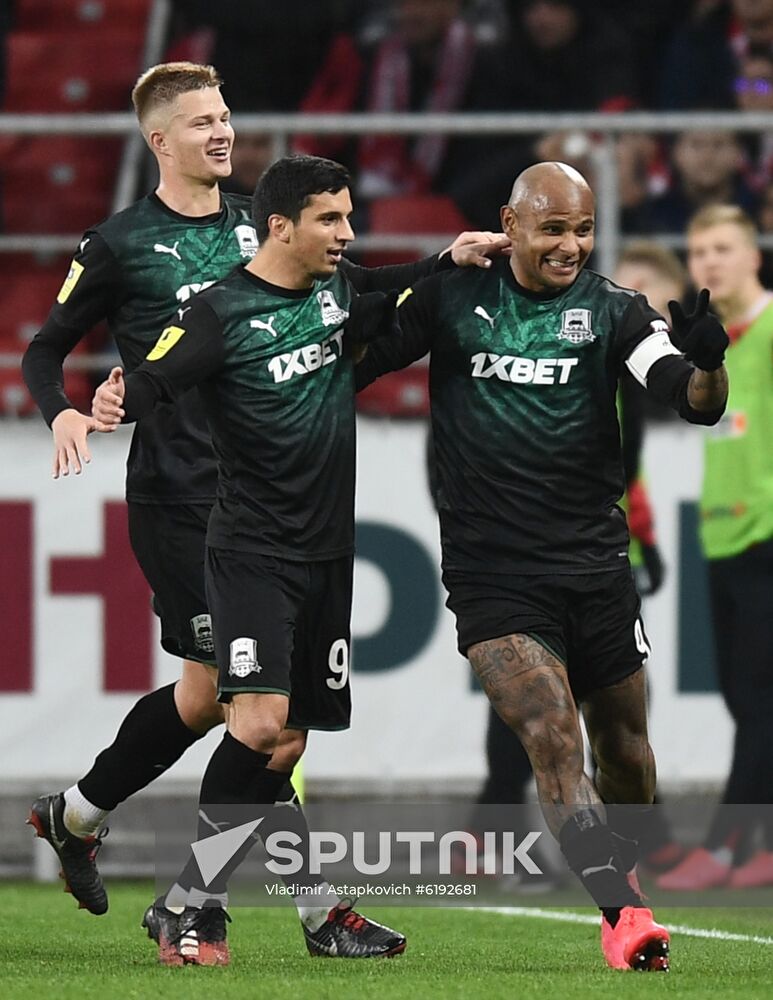 Russia Soccer Premier League Spartak - Krasnodar