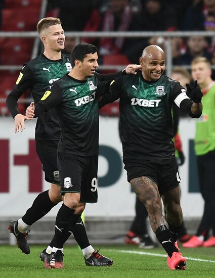 Russia Soccer Premier League Spartak - Krasnodar