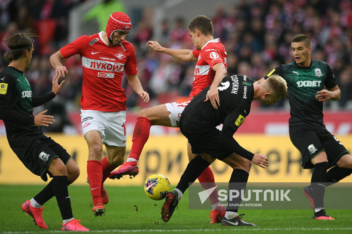 Russia Soccer Premier League Spartak - Krasnodar