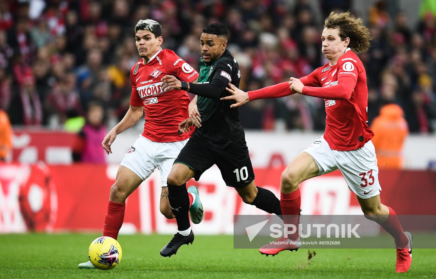 Russia Soccer Premier League Spartak - Krasnodar