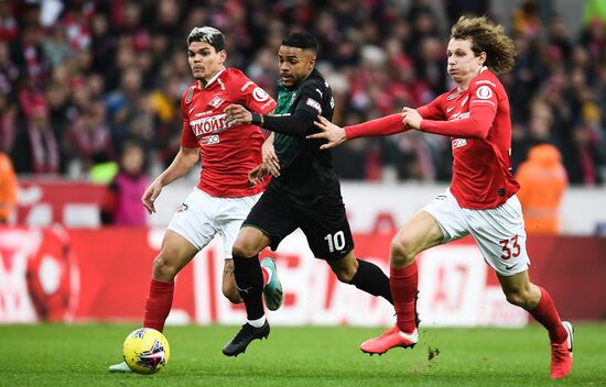 Russia Soccer Premier League Spartak - Krasnodar