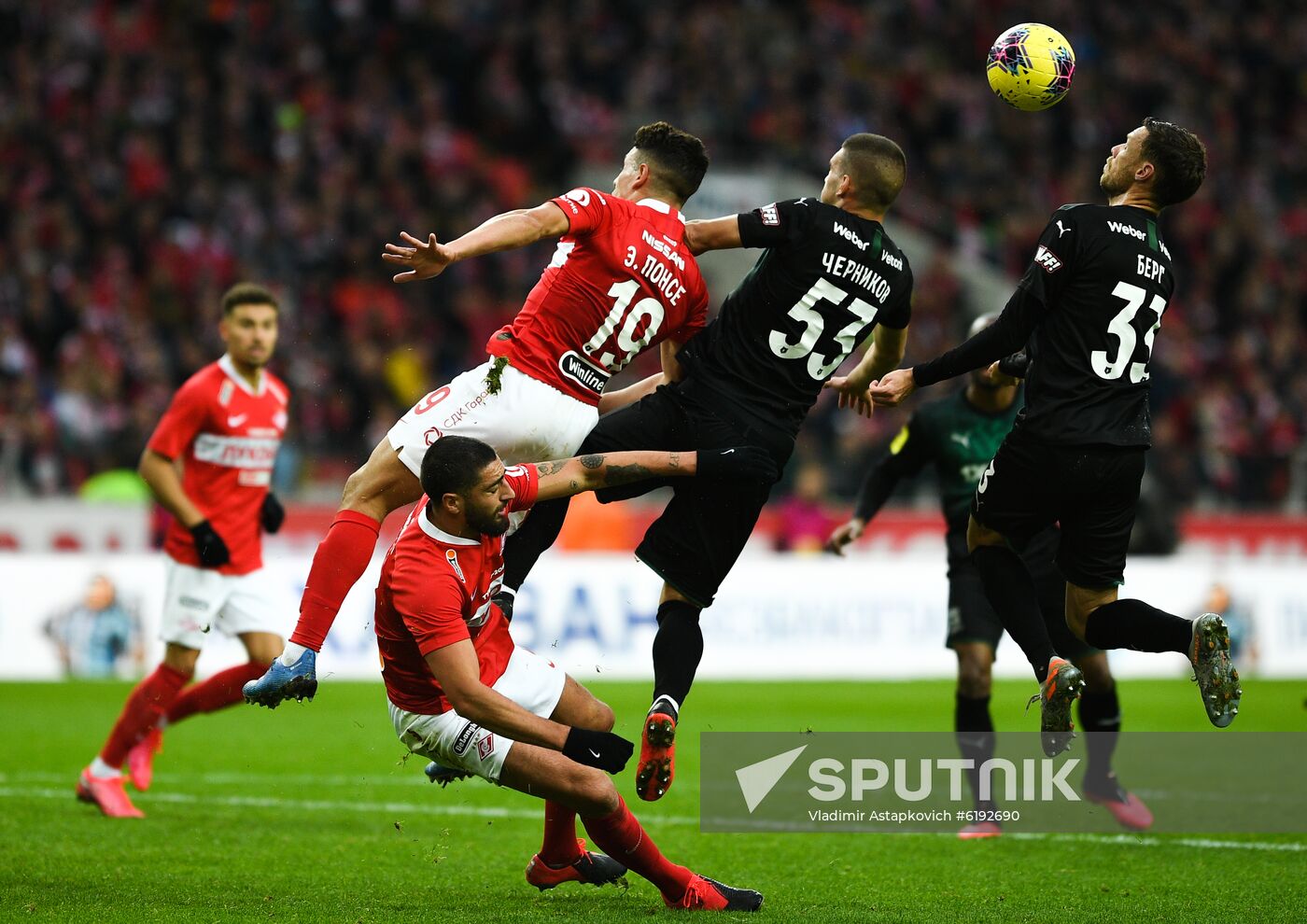 Russia Soccer Premier League Spartak - Krasnodar