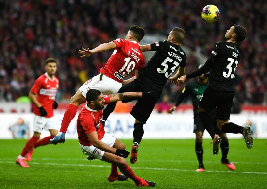 Russia Soccer Premier League Spartak - Krasnodar