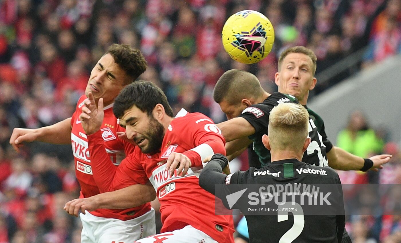 Russia Soccer Premier League Spartak - Krasnodar