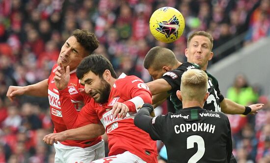 Russia Soccer Premier League Spartak - Krasnodar
