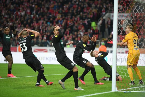 Russia Soccer Premier League Spartak - Krasnodar