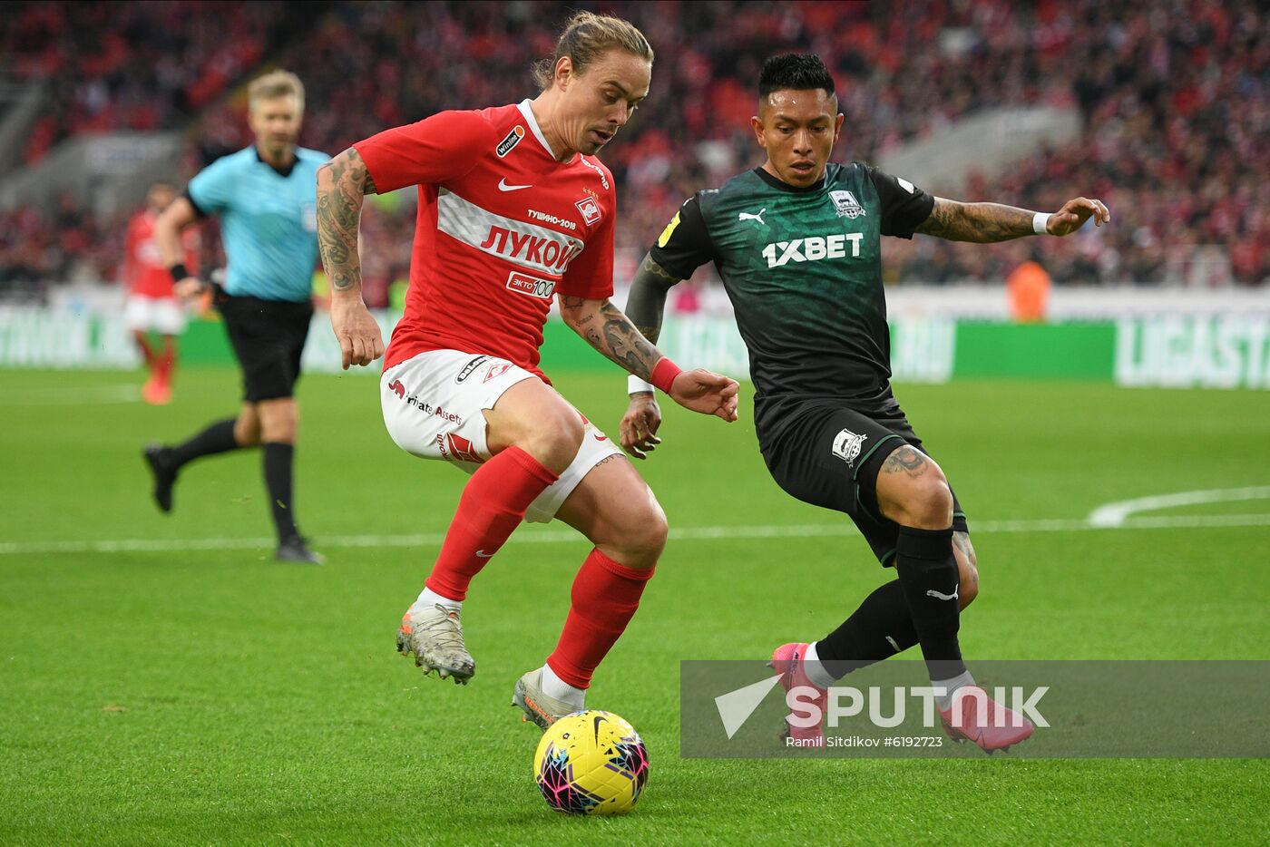 Russia Soccer Premier League Spartak - Krasnodar