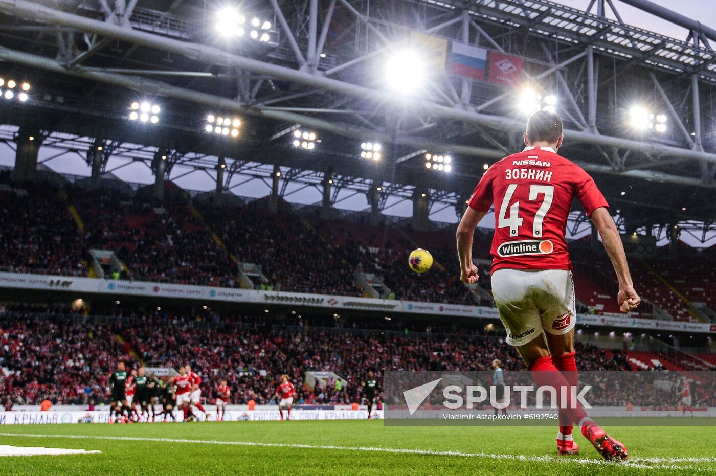 Russia Soccer Premier League Spartak - Krasnodar