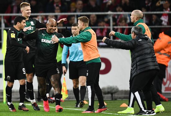 Russia Soccer Premier League Spartak - Krasnodar