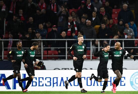 Russia Soccer Premier League Spartak - Krasnodar
