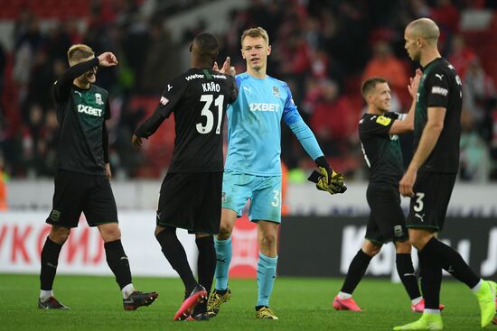 Russia Soccer Premier League Spartak - Krasnodar