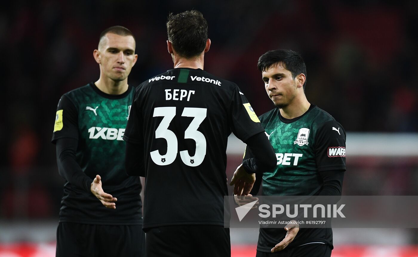 Russia Soccer Premier League Spartak - Krasnodar