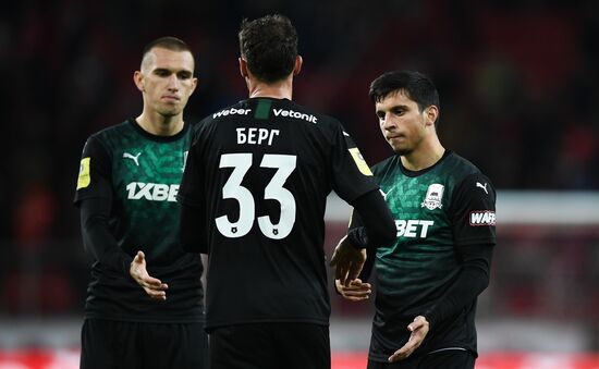 Russia Soccer Premier League Spartak - Krasnodar