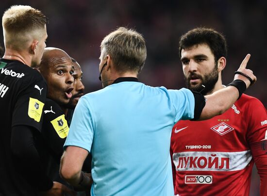 Russia Soccer Premier League Spartak - Krasnodar