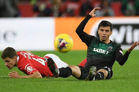 Russia Soccer Premier League Spartak - Krasnodar