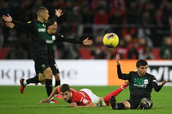 Russia Soccer Premier League Spartak - Krasnodar