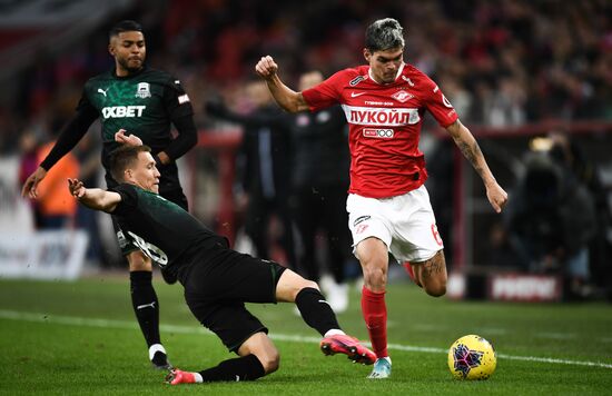 Russia Soccer Premier League Spartak - Krasnodar