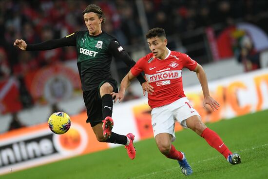 Russia Soccer Premier League Spartak - Krasnodar