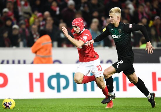 Russia Soccer Premier League Spartak - Krasnodar