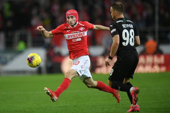 Russia Soccer Premier League Spartak - Krasnodar