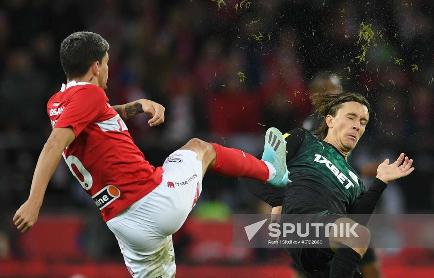 Russia Soccer Premier League Spartak - Krasnodar