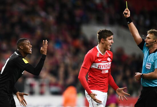 Russia Soccer Premier League Spartak - Krasnodar