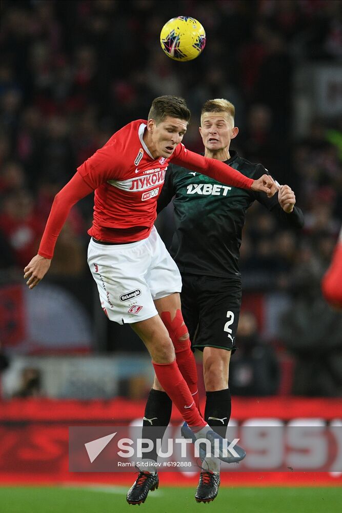 Russia Soccer Premier League Spartak - Krasnodar