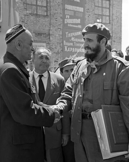 Fidel Castro visits USSR