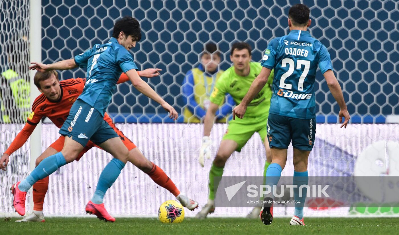 Russia Soccer Premier-League Zenit - Ural