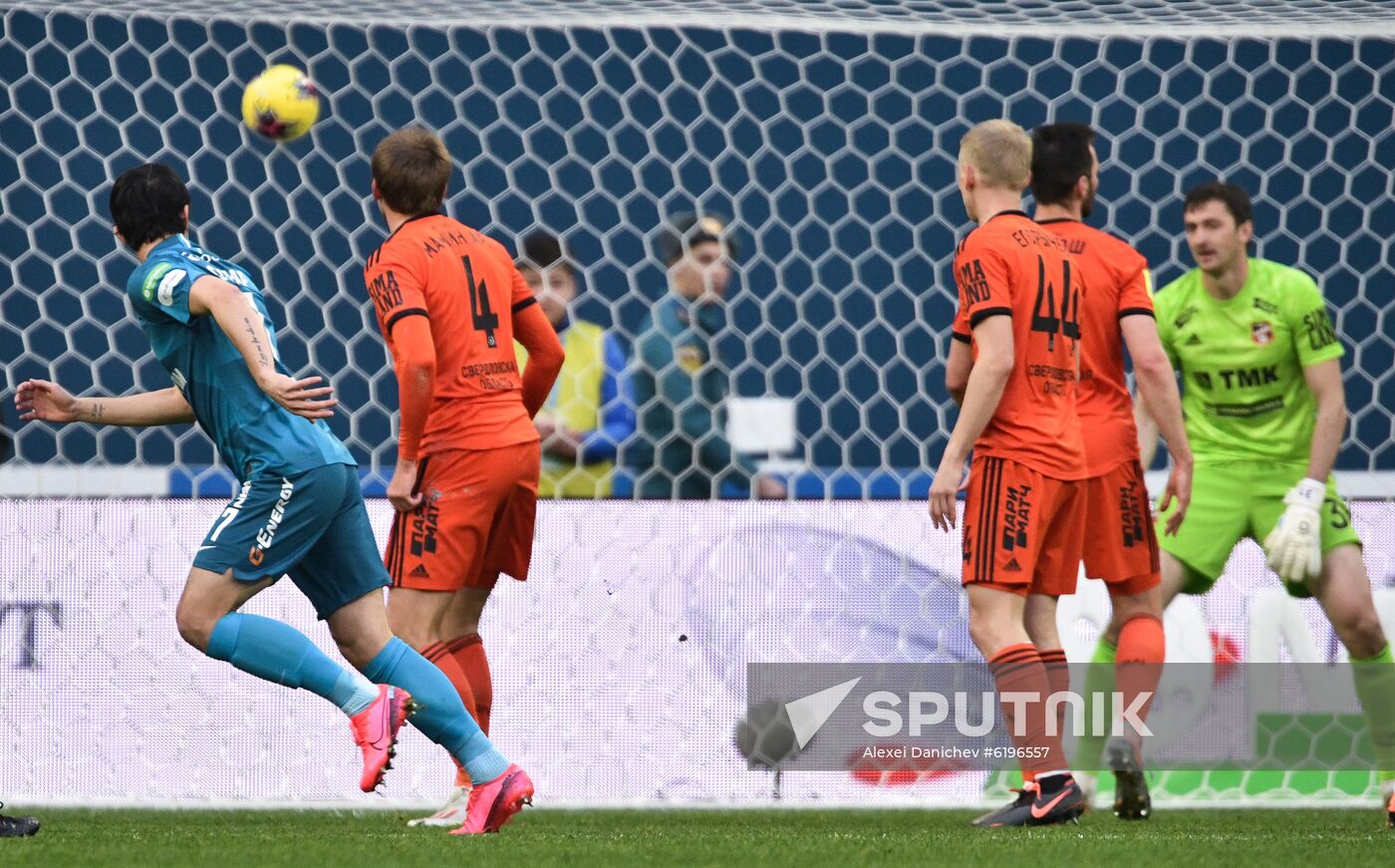 Russia Soccer Premier-League Zenit - Ural