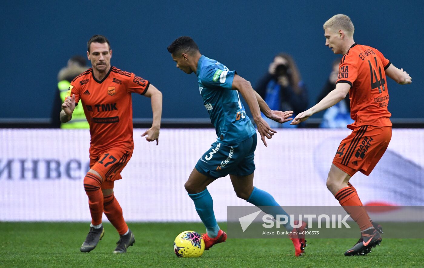 Russia Soccer Premier-League Zenit - Ural
