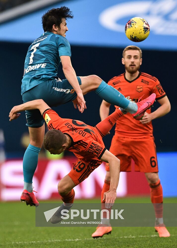 Russia Soccer Premier-League Zenit - Ural