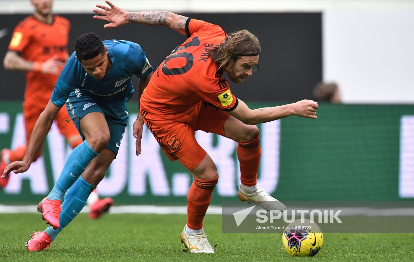 Russia Soccer Premier-League Zenit - Ural